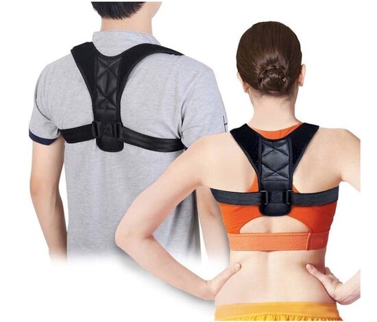 Laikysenos korektorius, juodas